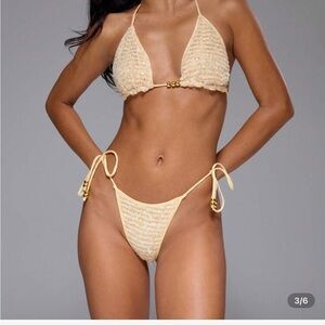 Elegant Cream Bikini Set